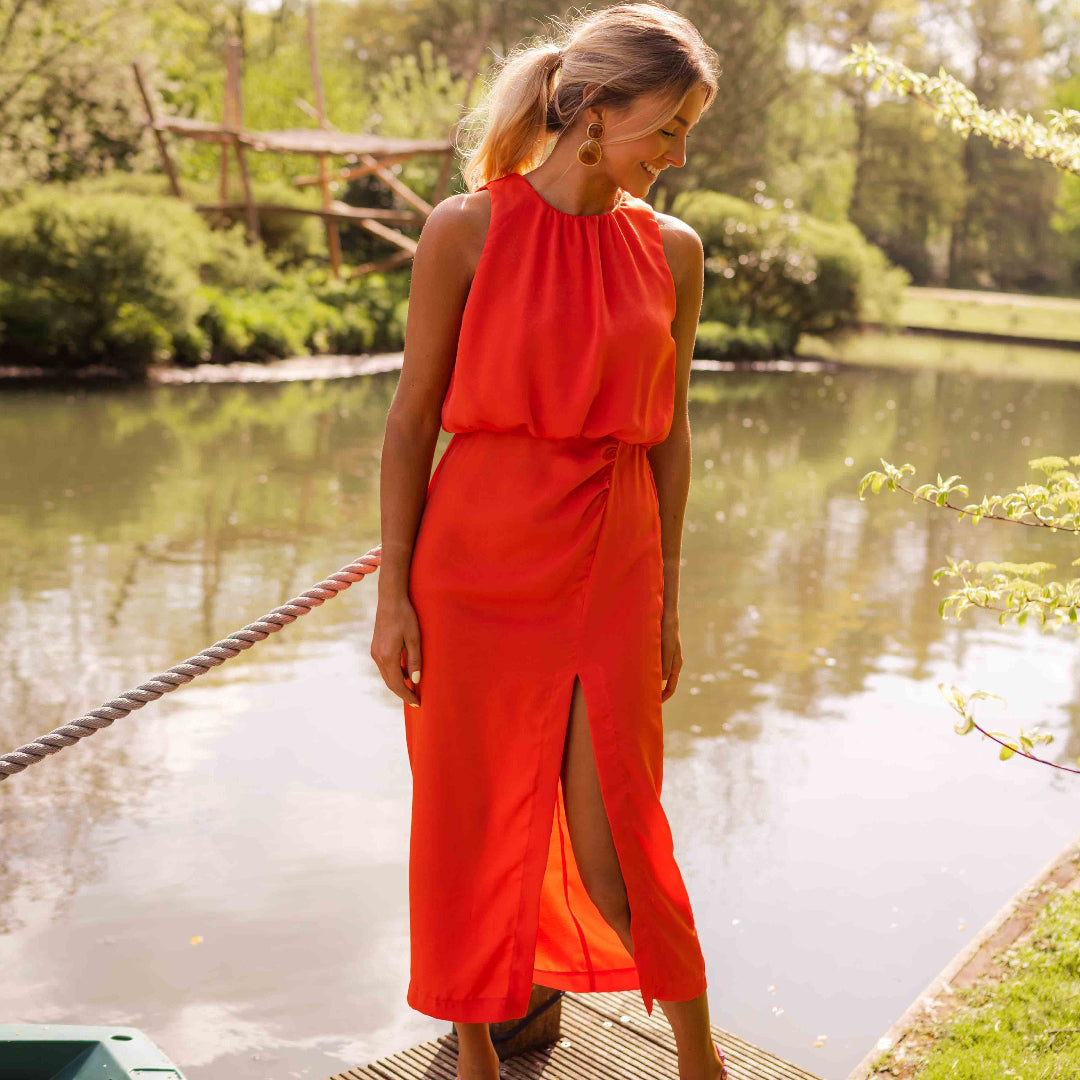 Linde | Airy midi dress