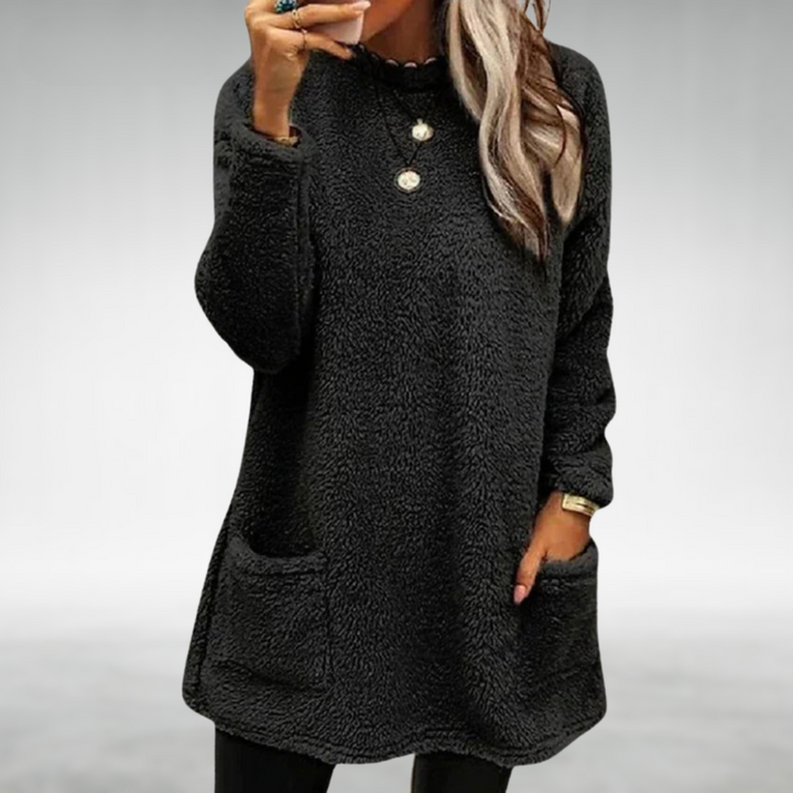 Christel | Pull polaire à poches