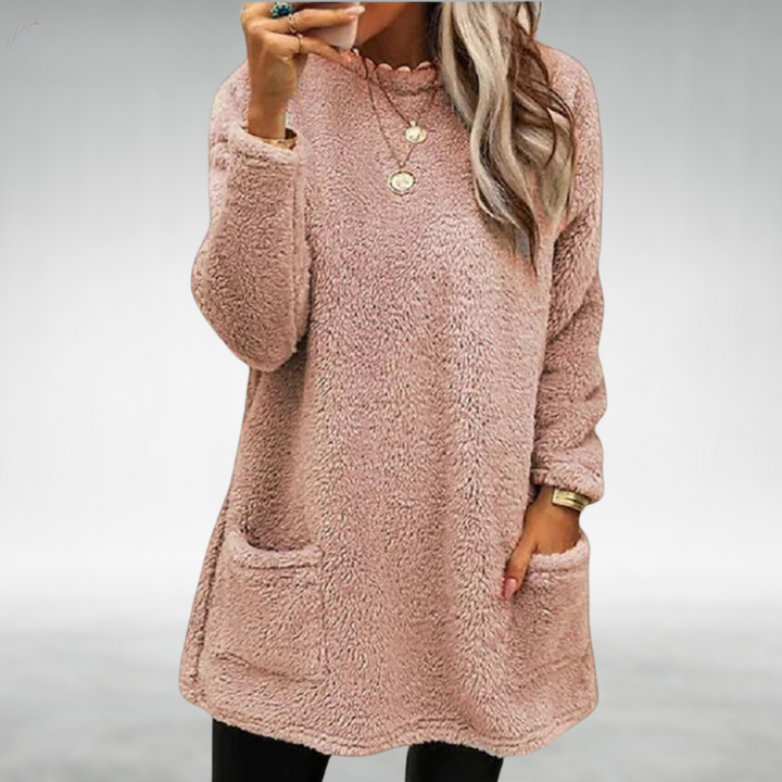 Christel | Pull polaire à poches