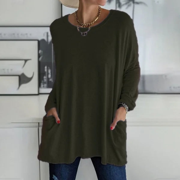 Barbara | Relaxed Long Sleeve Top 