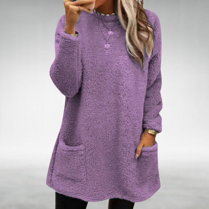 Christel | Pull polaire à poches