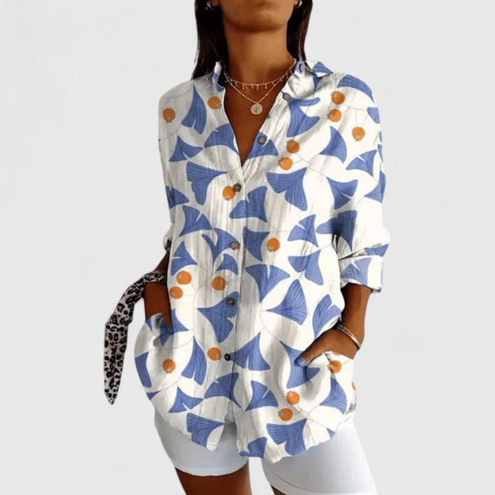Katarine | Blouse Florale Elégante