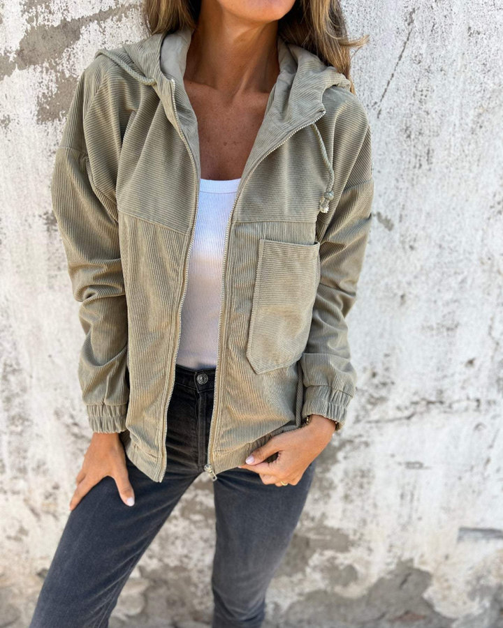Sofie™ | Veste en velours côtelé chaude, douce et d'inspiration rétro