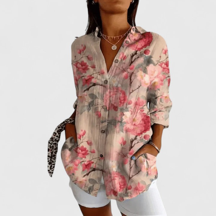 Katarine | Blouse Florale Elégante