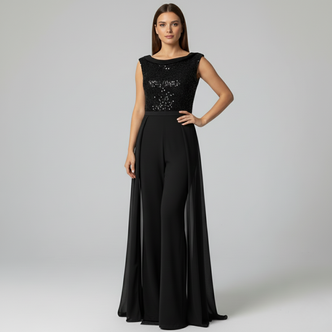 Lena | Stijlvolle mouwloze jumpsuit