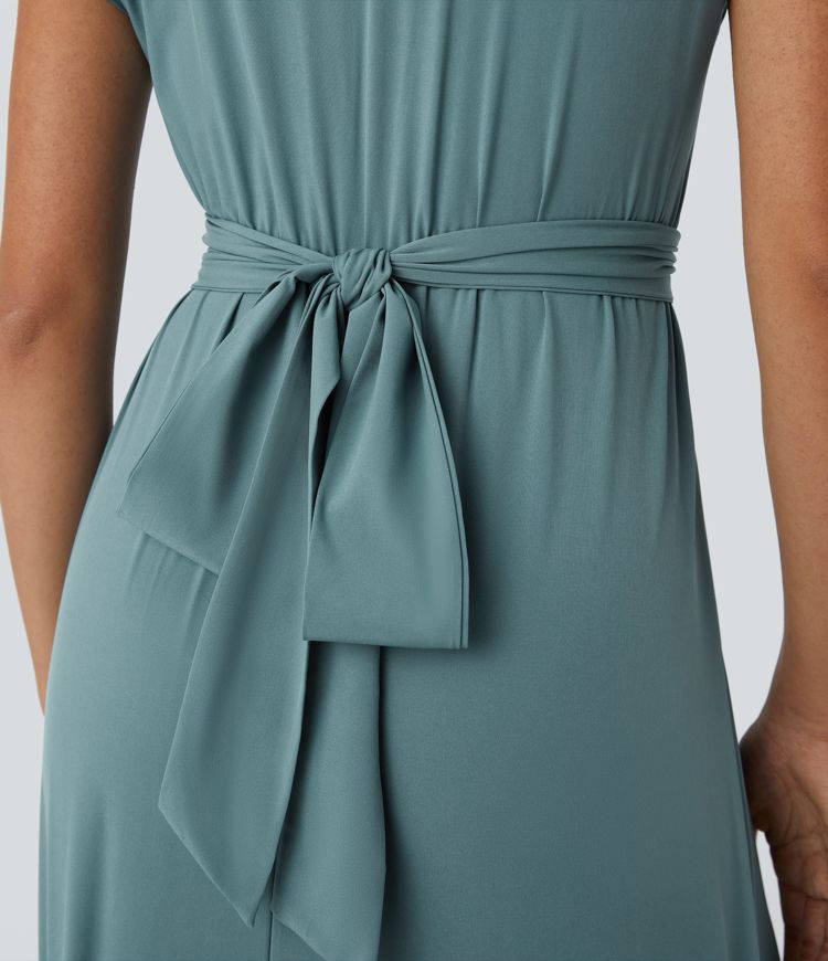 Lynn | Elegant Wrap Dress with High Waist