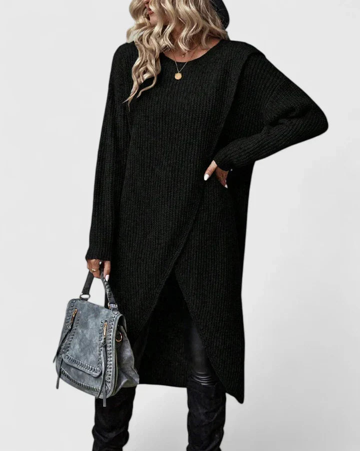 Elsemiek | Elegante trui-jurk met rechte pasvorm
