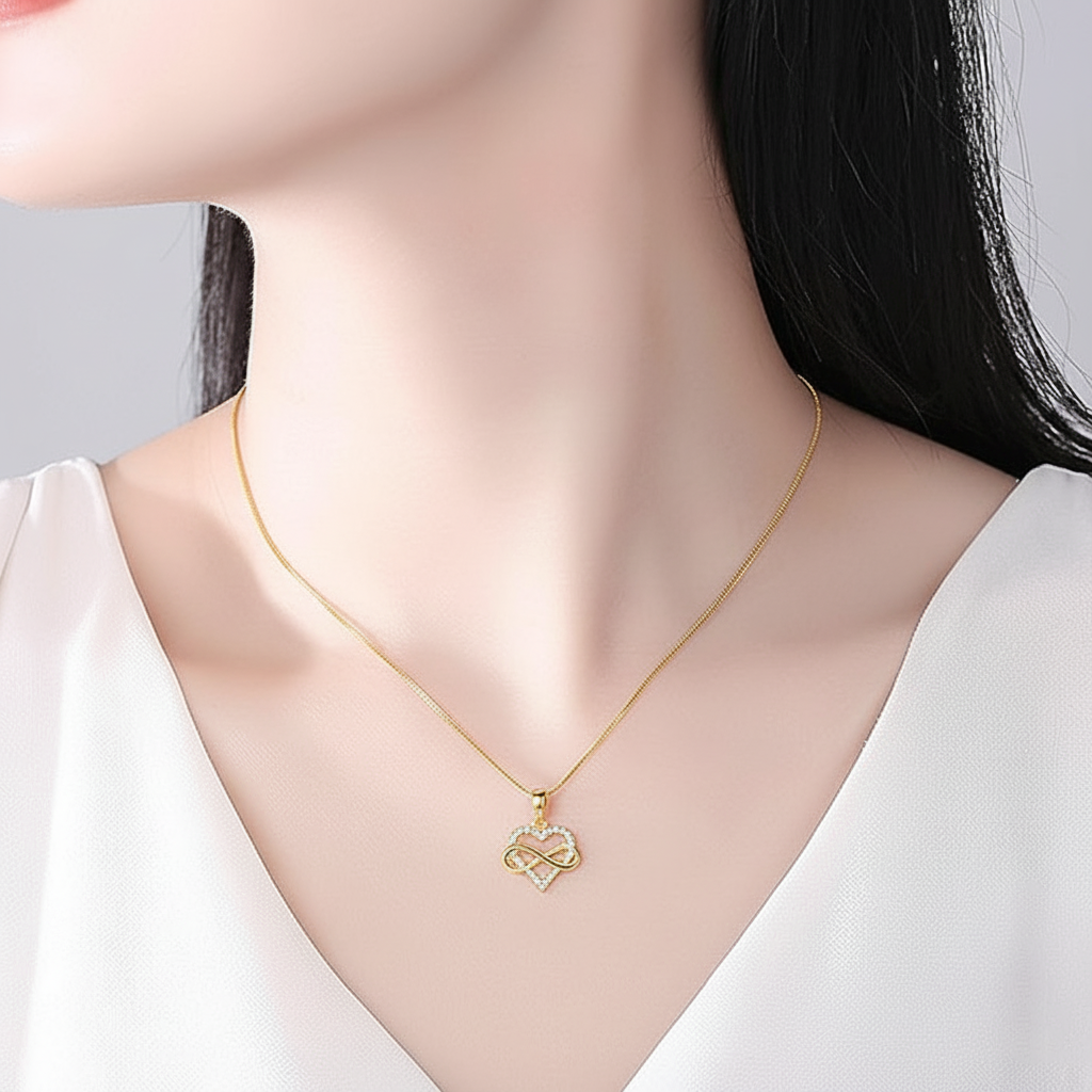 À ma Reine - Collier Cœur Infini