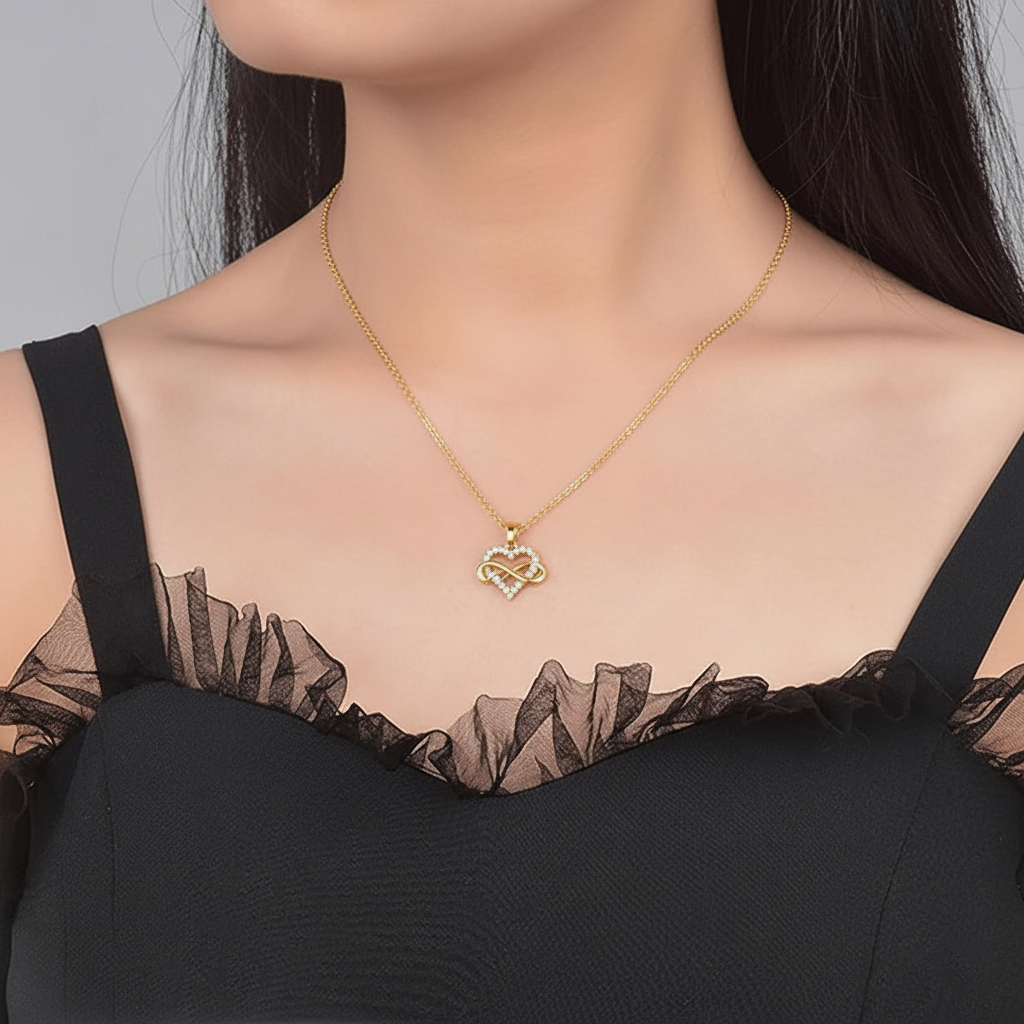 À ma Reine - Collier Cœur Infini