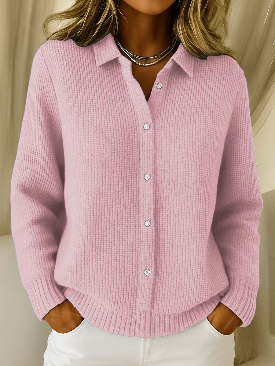 Betsy | Gilet classique en maille boutonnée