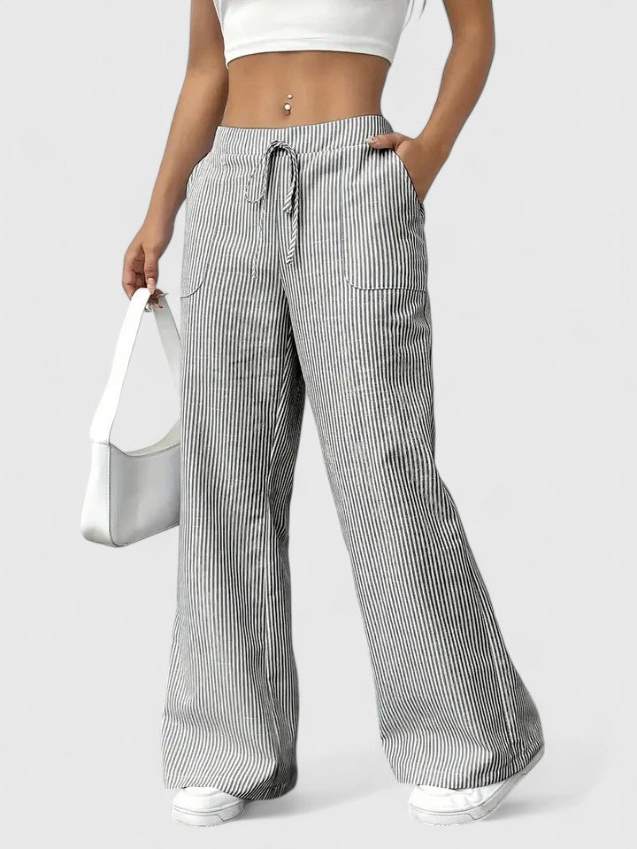 Dominique - Pantalon élégant en taille L