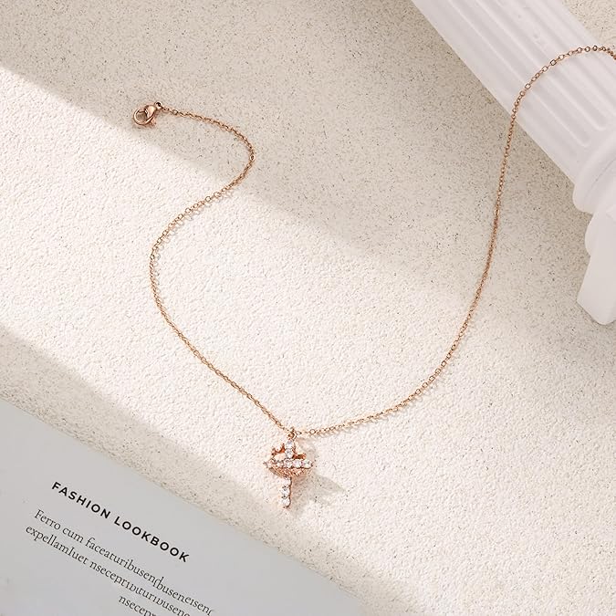 Bloom™ | Collier Croix et Couronne