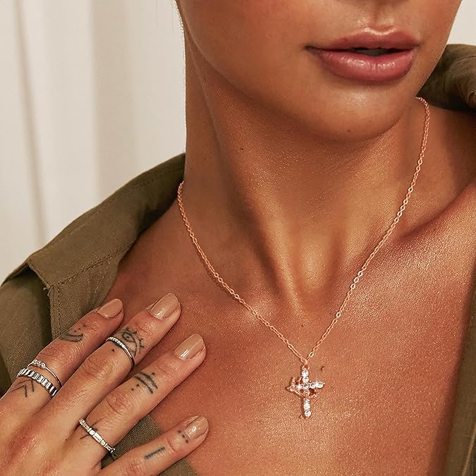 Bloom™ | Collier Croix et Couronne