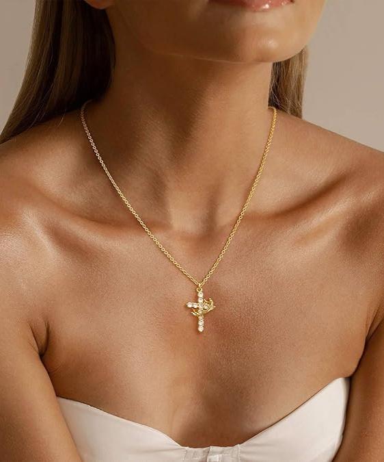 Bloom™ | Collier Croix et Couronne