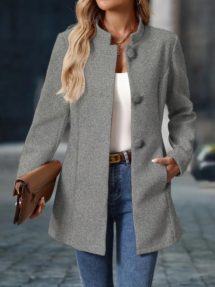 Gerda | Blazer tendance à simple boutonnage
