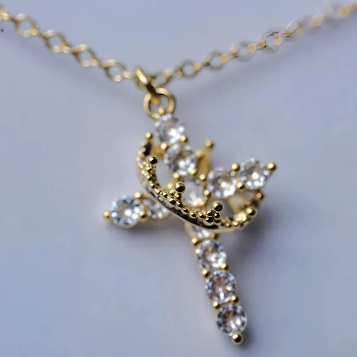 Bloom™ | Collier Croix et Couronne