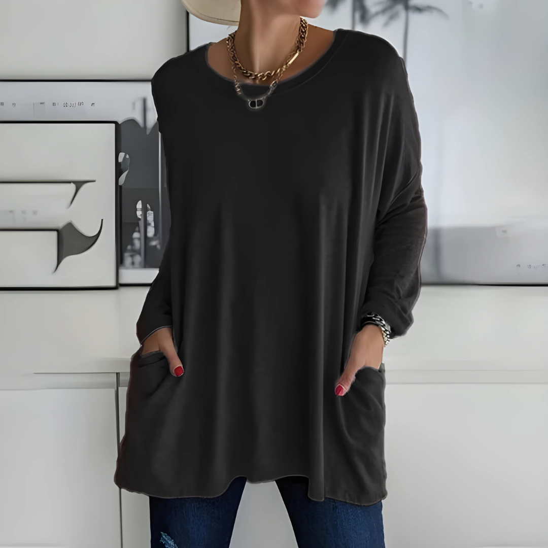 Barbara | Relaxed Long Sleeve Top 