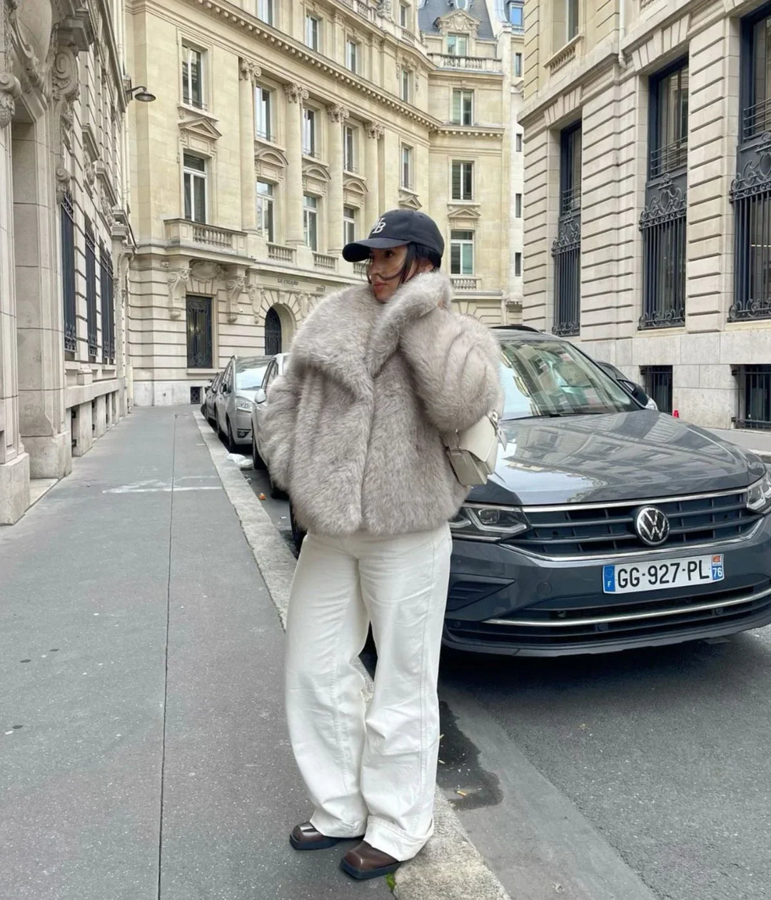 Amelia | Manteau en fausse fourrure douce au look léger et luxueux