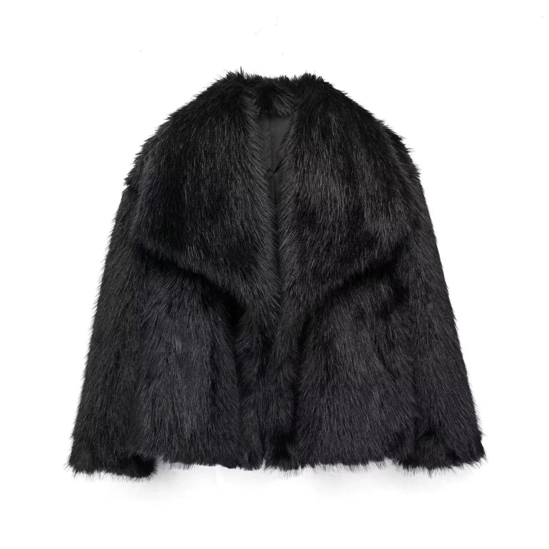 Amelia | Manteau en fausse fourrure douce au look léger et luxueux