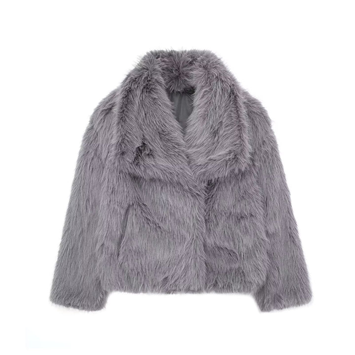 Amelia | Manteau en fausse fourrure douce au look léger et luxueux