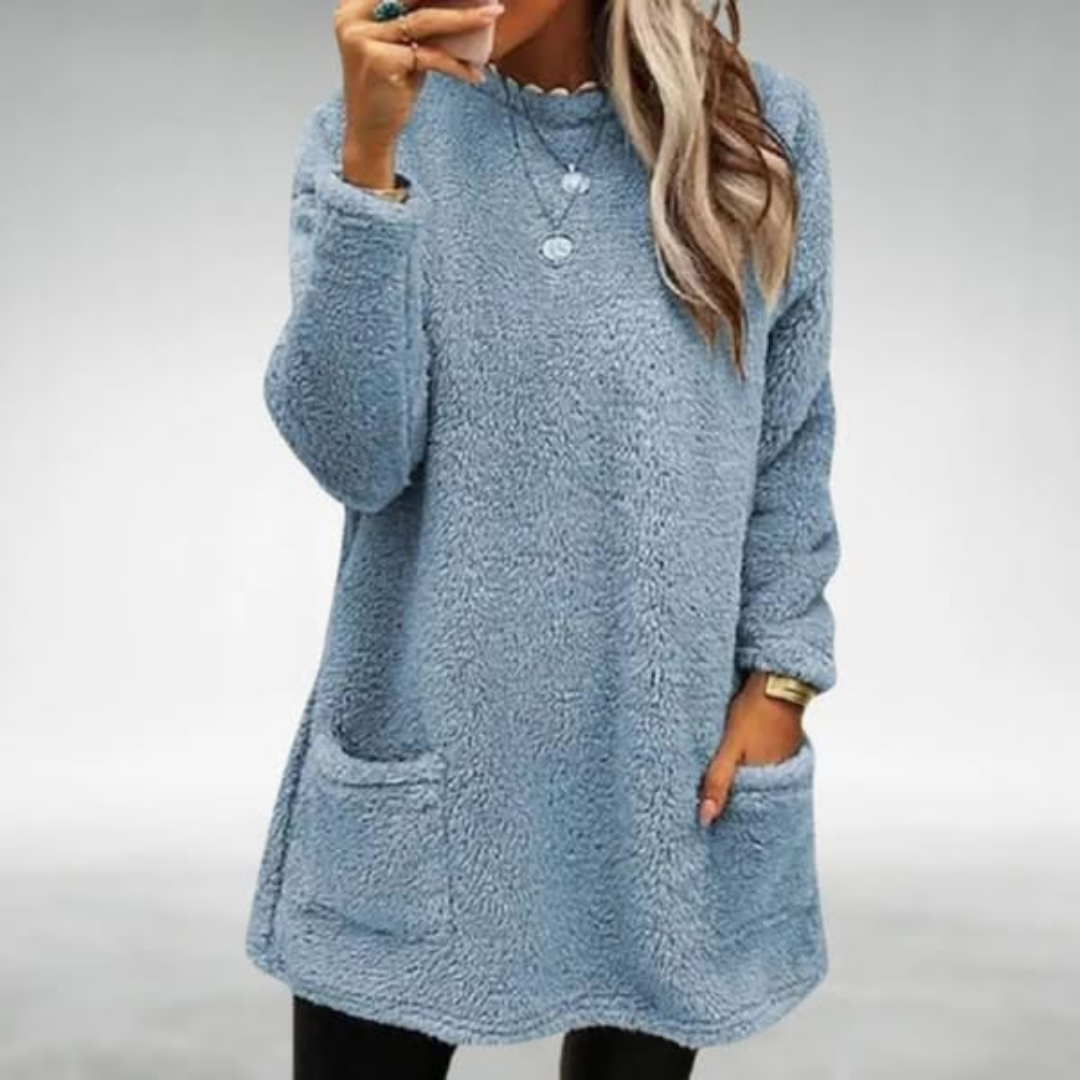 Christel | Fleece sweater with pockets