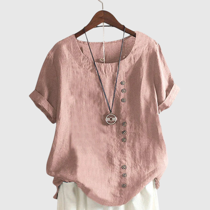 Élisavie | Blouse Confortable à Manches Courtes