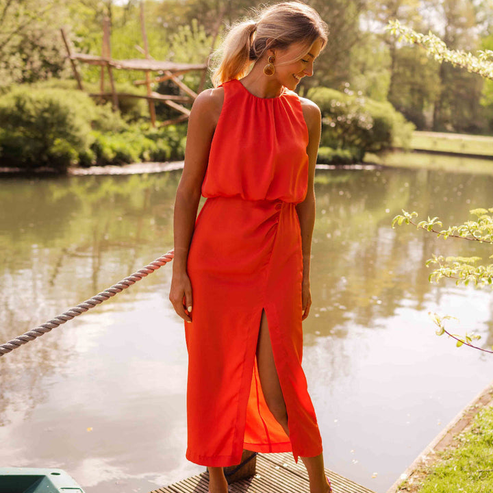Linde | Luchtige midi jurk