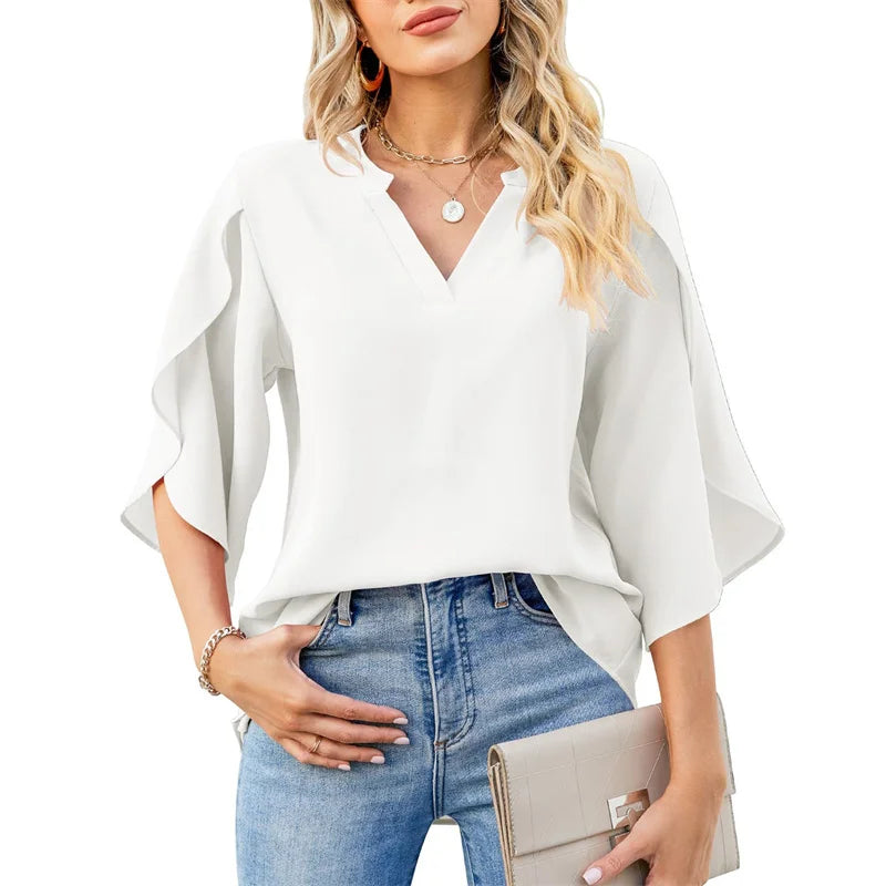 MARGAUX | Blouse en mousseline d'été