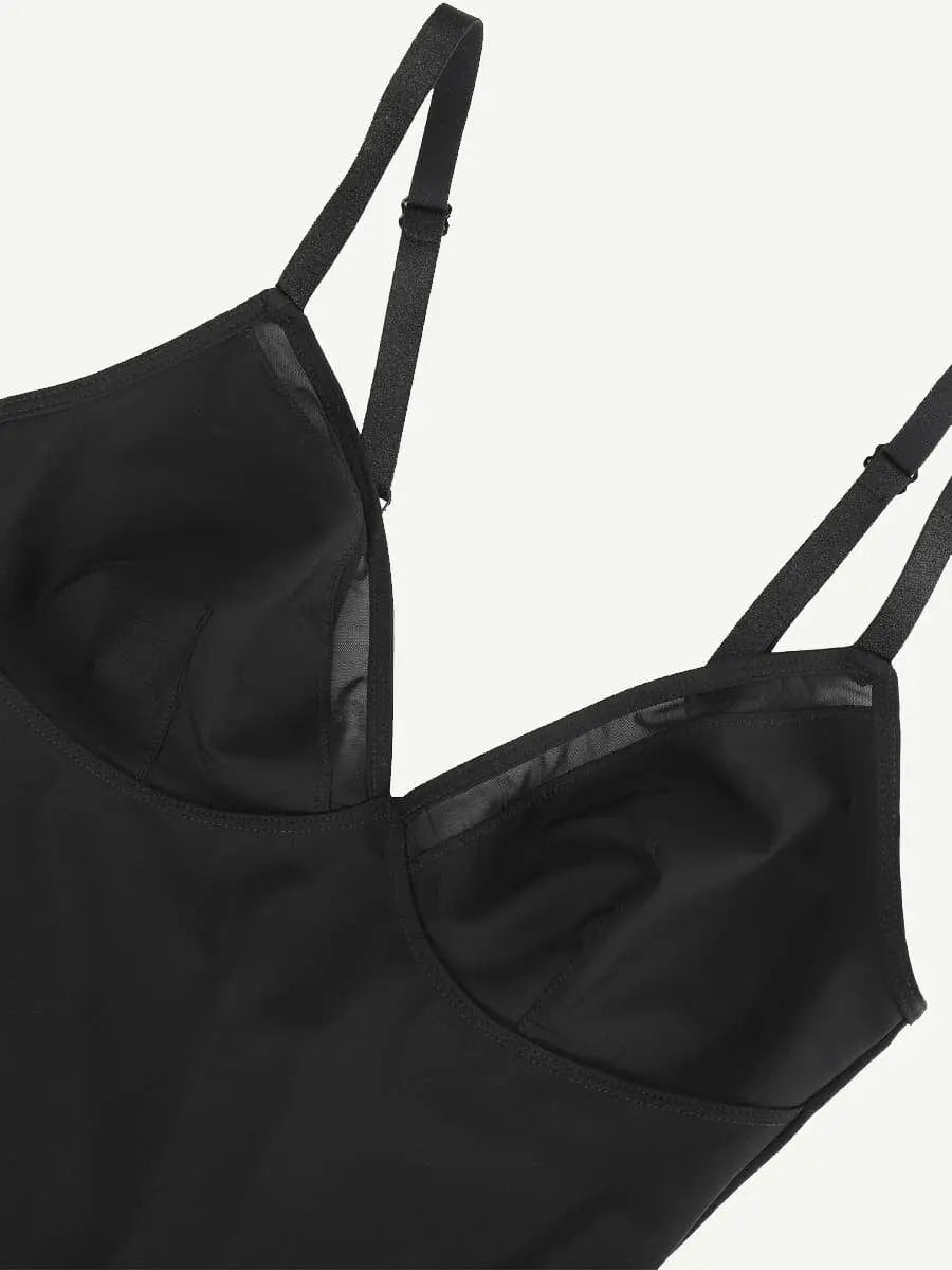 Bloom ™ | Deep V-Neck Mesh  Bodysuit