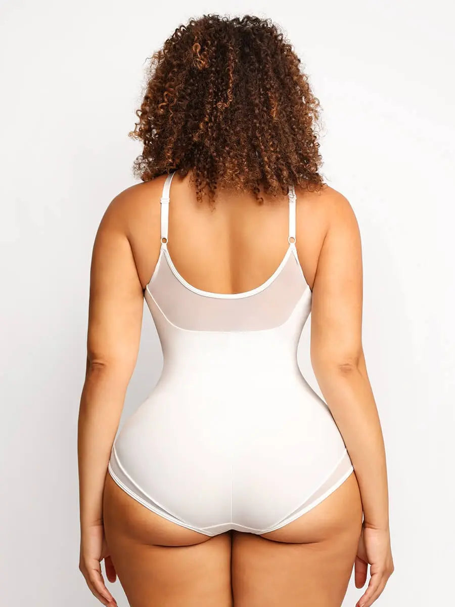 Bloom ™ | Deep V-Neck Mesh  Bodysuit