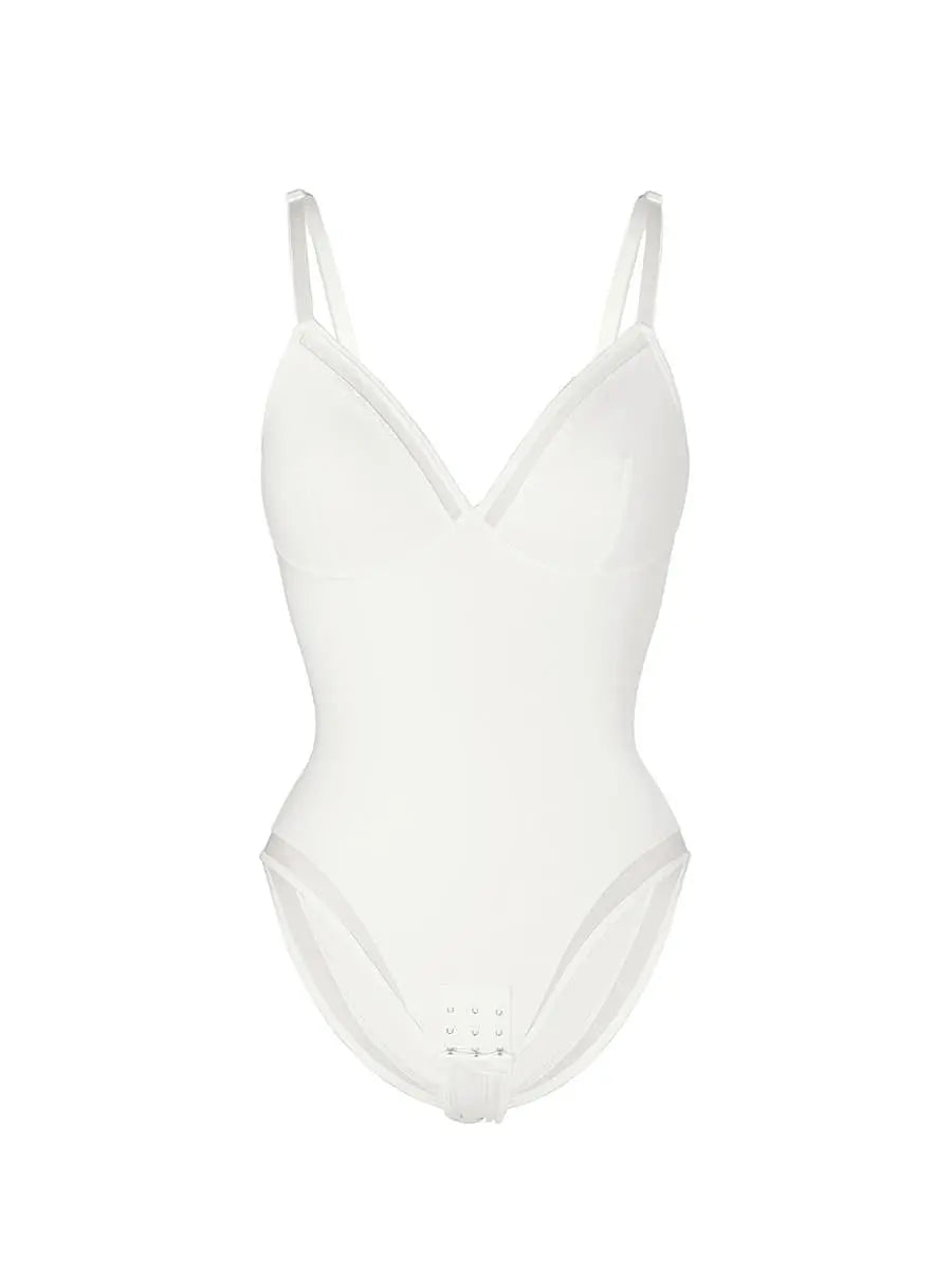 Bloom ™ | Deep V-Neck Mesh  Bodysuit