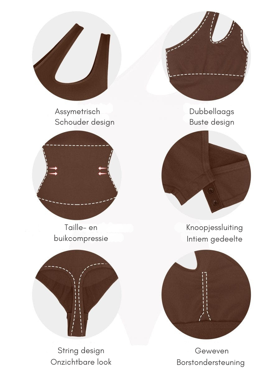 Bloom ™ |  One Shoulder Bodysuit