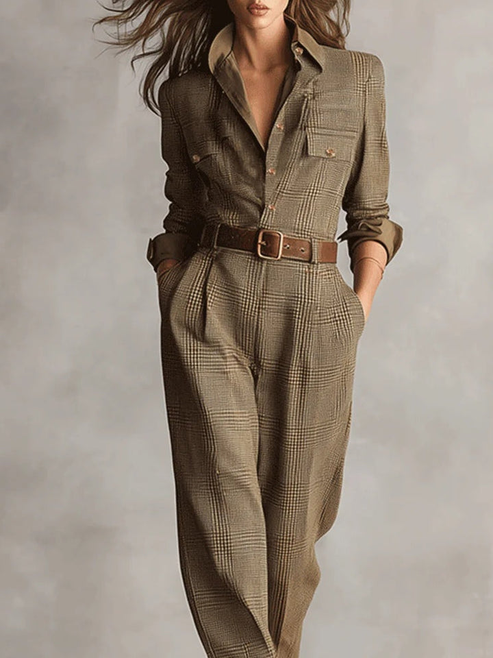 Margien | Moderne getailleerde jumpsuit