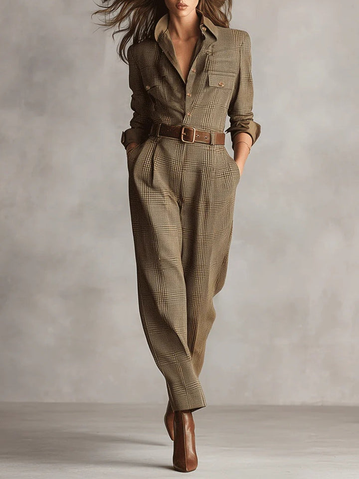 Margien | Moderne getailleerde jumpsuit