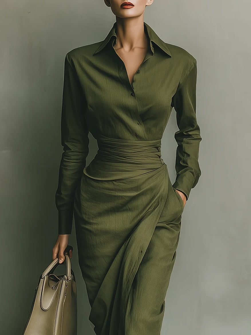 Annette | Stylish fitted wrap dress
