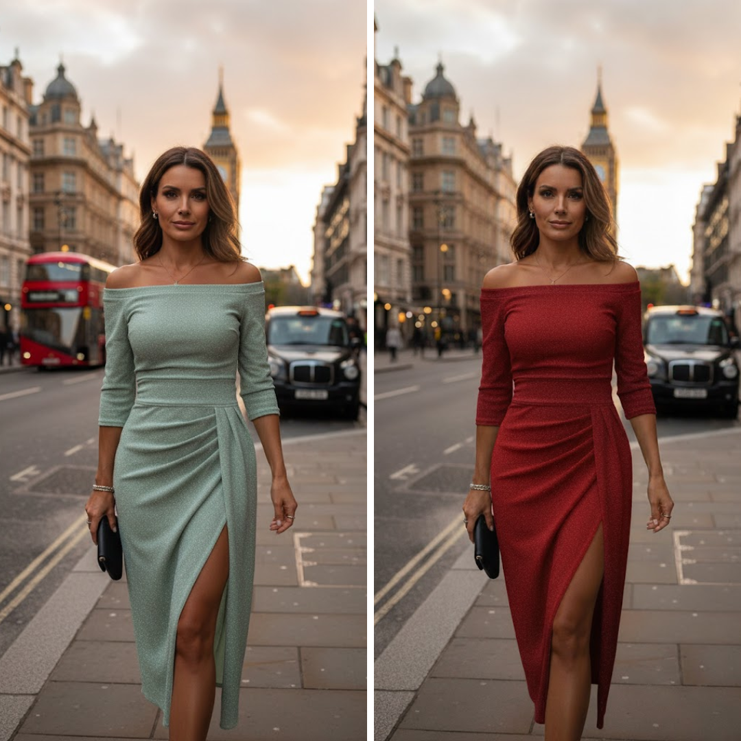 Isabeau | Robe longue dos nu chic à la coupe fluide et élégante