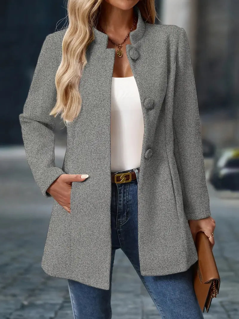 Gerda | Blazer tendance à simple boutonnage