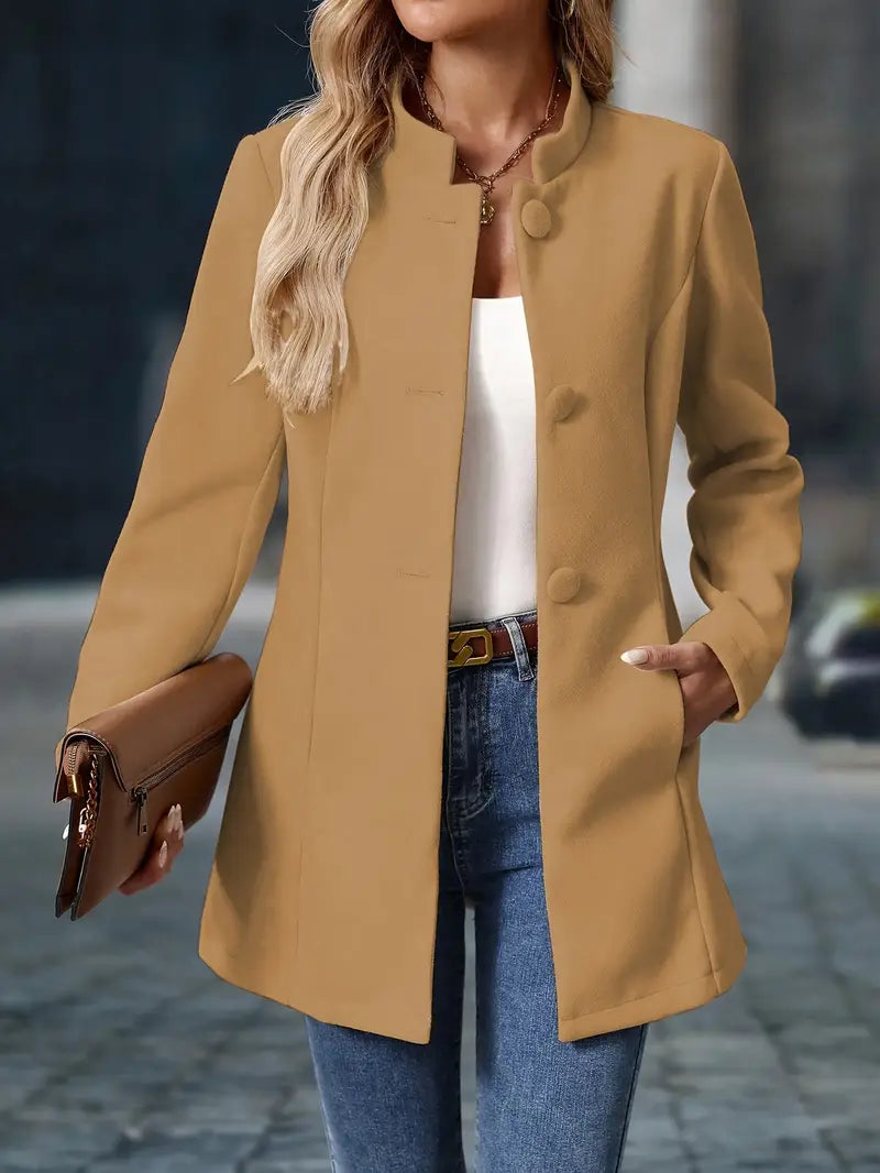 Gerda | Blazer tendance à simple boutonnage