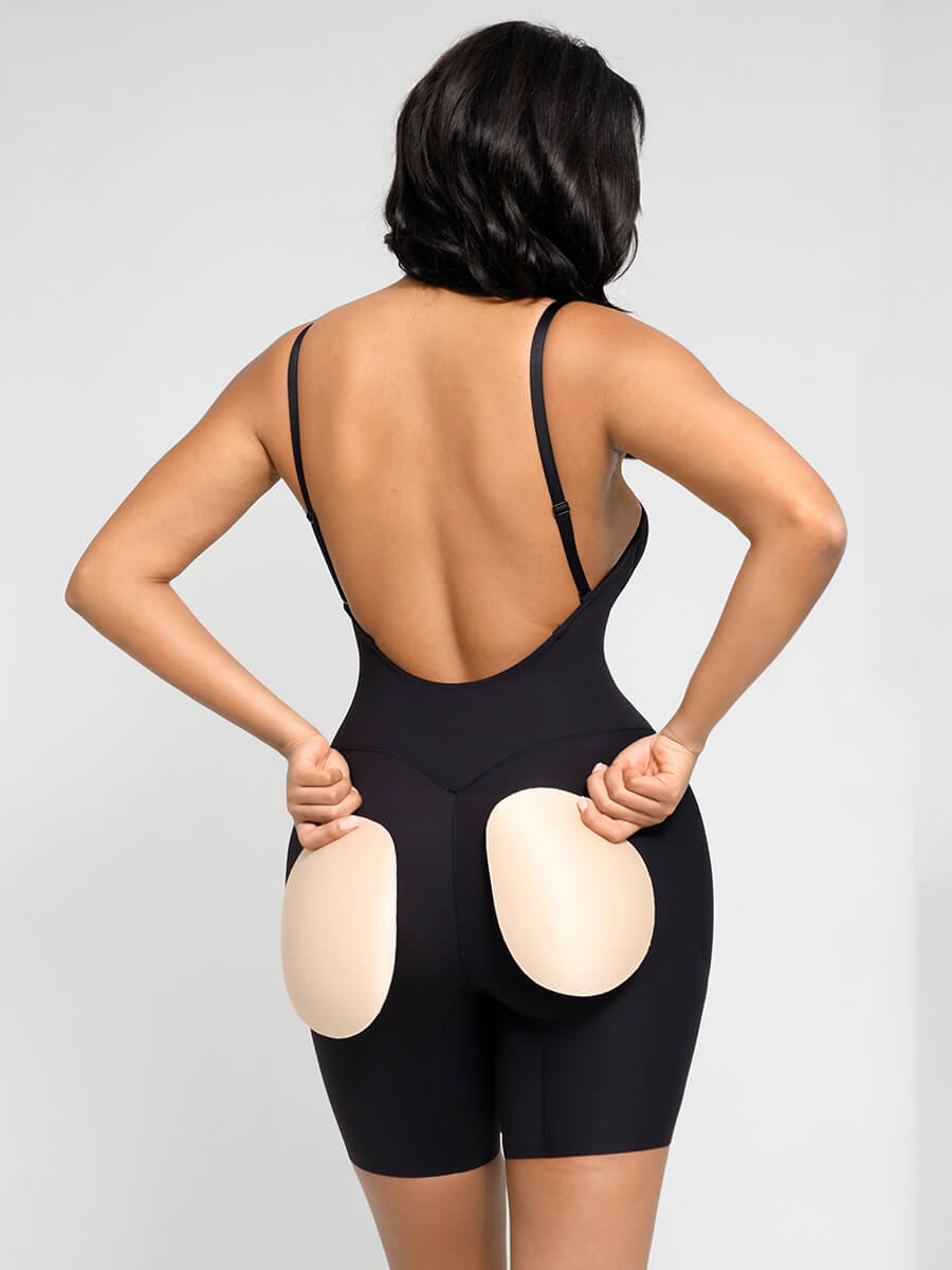 Bloom ™ |  Plunge Bodysuit met Verwijderbare Pads