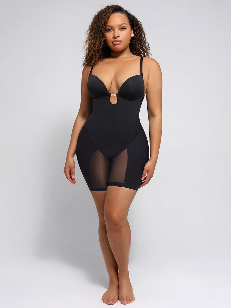 Bloom ™ |  Plunge Bodysuit met Verwijderbare Pads