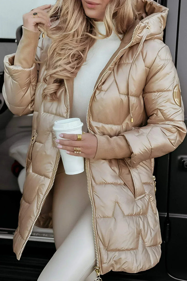 Aurelia™ | Un manteau d'hiver élégant qui vous fait rayonner