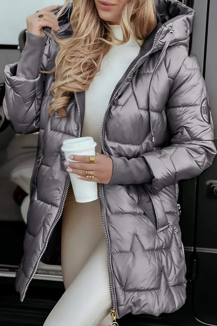 Aurelia™ | Un manteau d'hiver élégant qui vous fait rayonner
