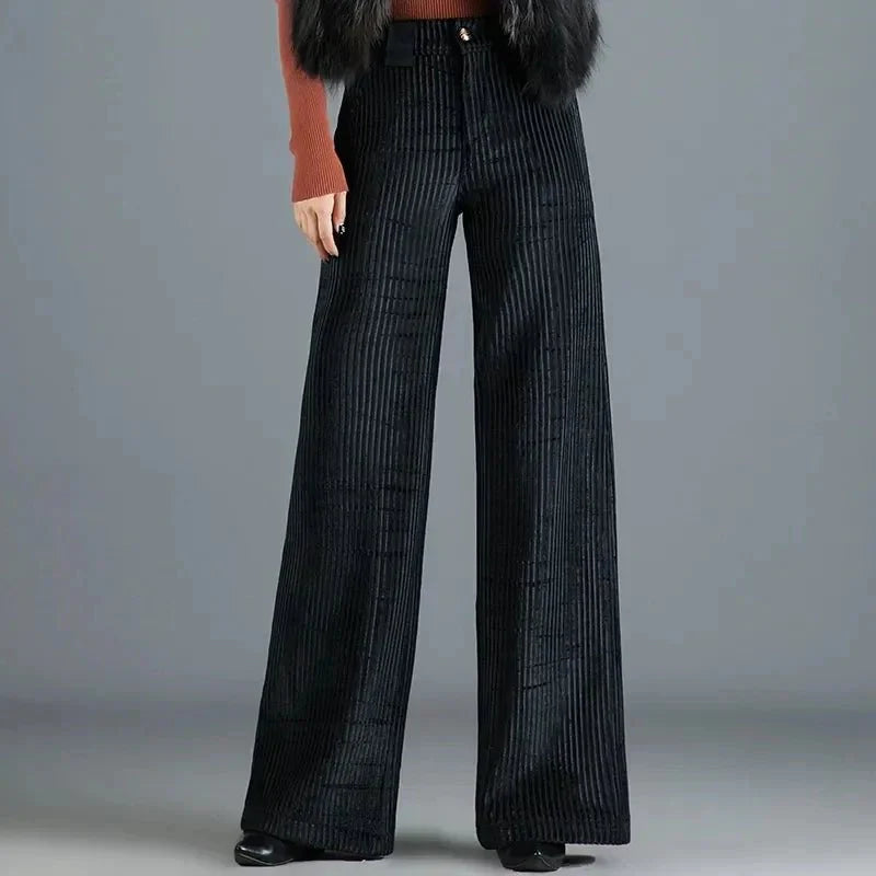Lotus | Pantalon et velours tricoté taille haute pour femme