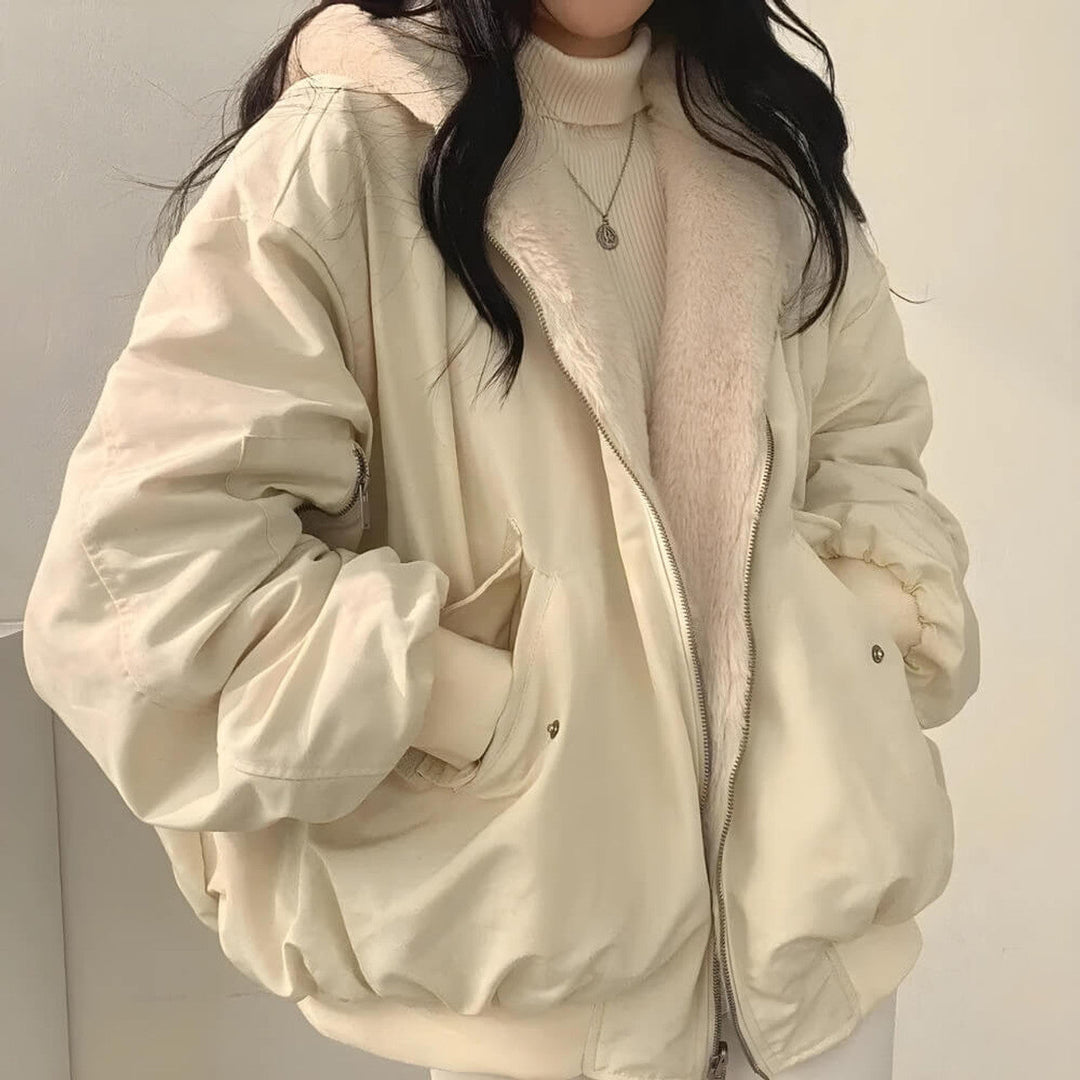 Charlotte™ | Manteau teddy réversible