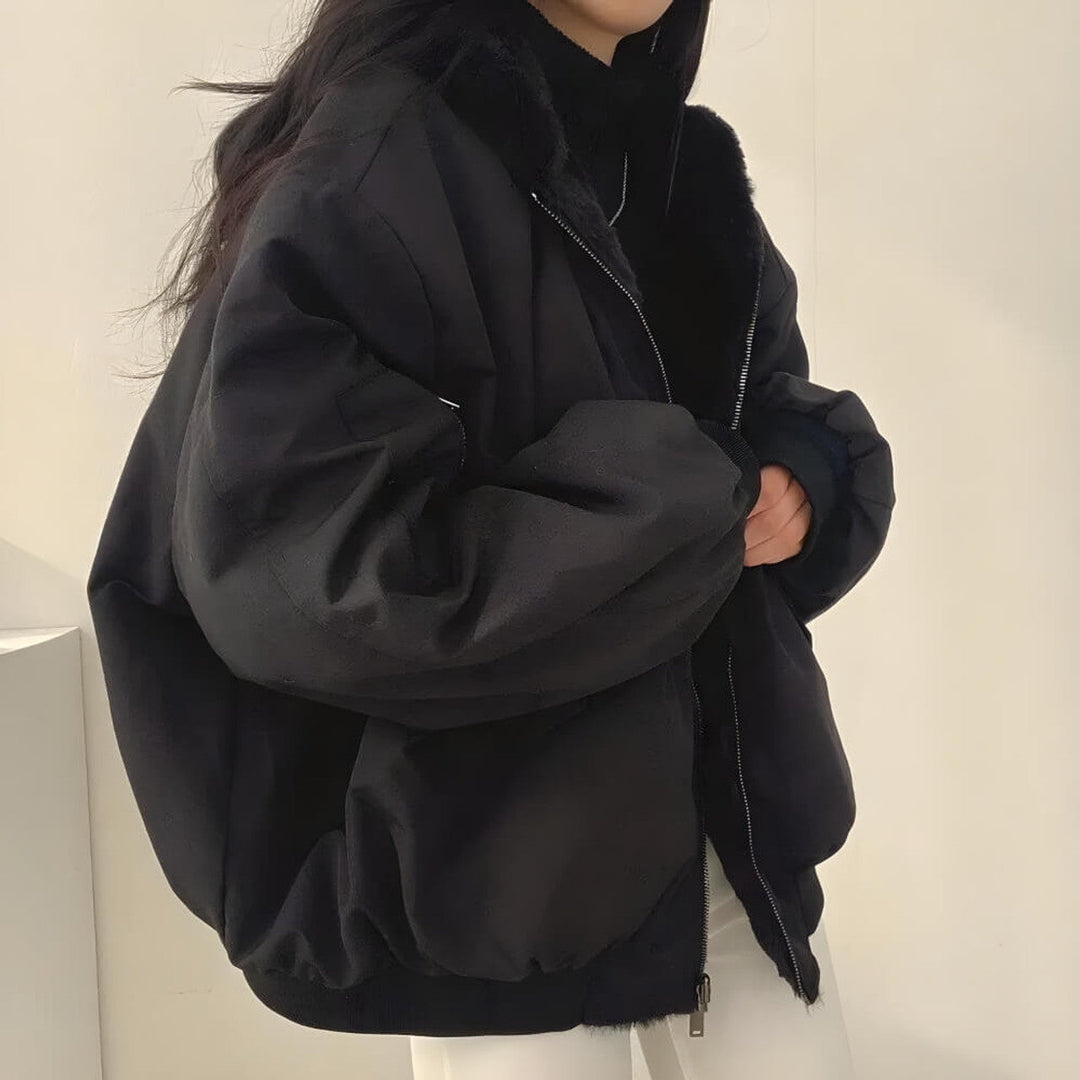 Charlotte™ | Manteau teddy réversible