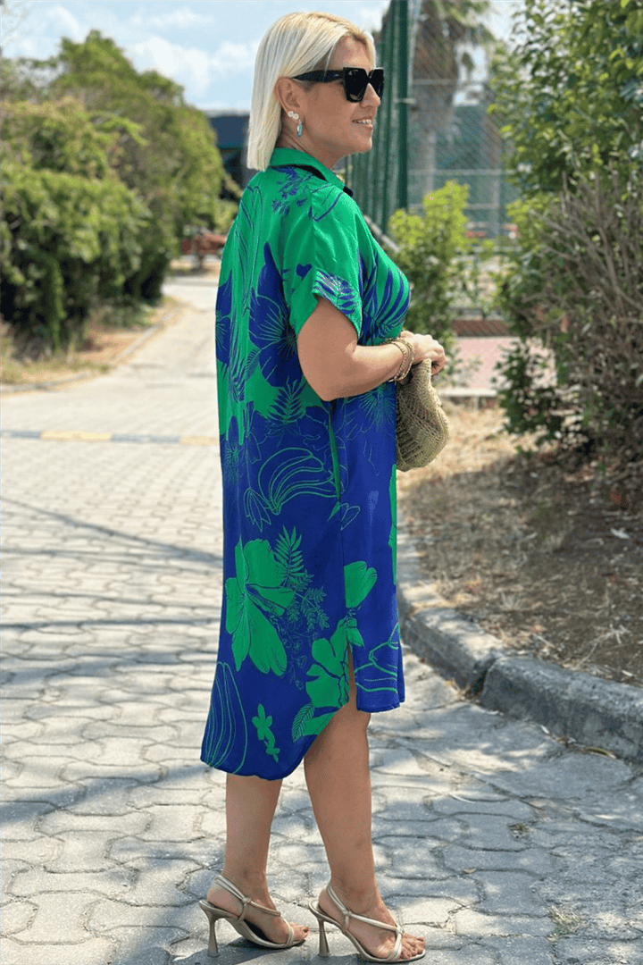 Nariman | Jurk met bloemenprint